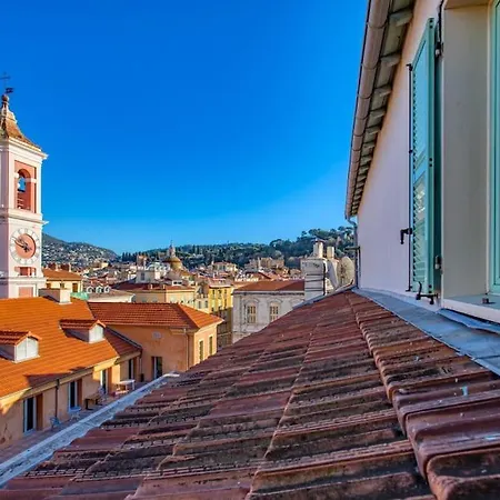 #9 Staywizus - Opera's Duplex Panoramic Sea View Terrace & Ac 1min To * 니스