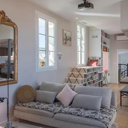 #9 Opera's Duplex Panoramic Sea View Terrace & Ac 1min To * نيس